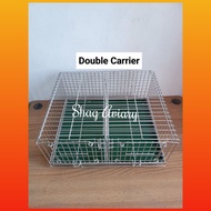 Cage Double Carrier Metal 5x10x12 inches