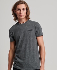 Superdry Organic Cotton Essential Logo T-Shirt - Asphalt Grit