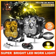 3inch 120W LED Laser Gun Work Light Bar 6500K 3000K Spot Flood Combo Driving Beam Car Lights for 4x4 Offroad Truck Motorcycle 12V 24V