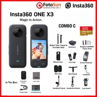 Insta360 One X3 action camera 360° 5.7k waterproof action camera