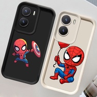 CH34 Spider-Man Soft Casing for VIVO V19 Y33S Y01 Y01A V17 Y75 Y55 Y33E Neo 5G Protective Case