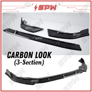 Perodua Axia (2023-2025) Front Lip Front Bumper Lip Diffuser Skirt Skirting Lips PU Material Paint G