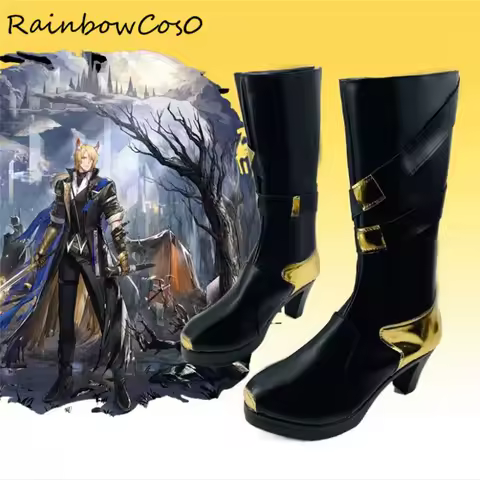 Mlynar Mlynar Nearl Arknights Cosplay Shoes Boots Game Anime Party Halloween Chritmas RainbowCos0W38