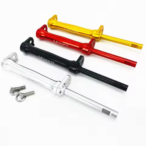 Litepro Telescopic Bar For Brompton Folding Bike Rear Rack Extension Rod Aluminum Alloy Compatible 3