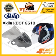 💥READY STOCK DEAL💥 AKILA XDOT 518 / X-DOT 518 / G518B HELMET VISOR QUALITY BULAT