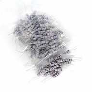 20PCS 2W 5% Carbon Film Resistor 0.1 0.5 1 4.7 10 47 470 560 750 120K 200K 1K  68K 1M Ohm Resistance