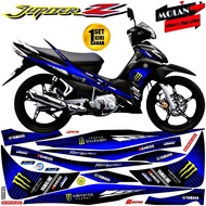 Decal Sticker Striping Variasi Jupiter Z Robot 2010-2013 MONSTER MOTO GP⁸/Jupiter Z 2010 /Jupiter Z 2011 /Jupiter Z 2012 /Jupiter Z 2014 /Decal Jupiter Z Robot Lis Jupiter Z Robot Striping Jupiter Z Robot /Polet Jupiter Z Robot /Modifikasi Jupiter ZRobot¹