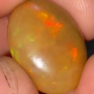 BATU PERMATA KALIMAYA CARAMEL OPAL WELO ETHIOPIA CRYSTAL TEH
