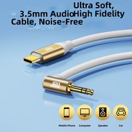 Vocal Singing Connection Type-C to 3.5mm Auxiliary Audio Cable Curved Head