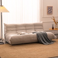 【SG Sellers】Caterpillar Sofa Small Living Room Fabric Lazy Double Triple Tech Fabric Sofa