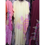 kaftan pastel baju kelawar batik lukis kelantan