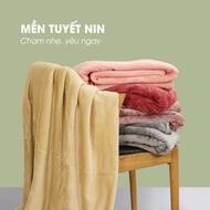 THIN SUMMER BLANKET - Super soft NIN snow blanket 1m3, 1m6 in many colors, sofa blanket, office blan
