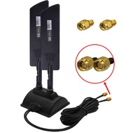 5G Dual Band Sucker Antenna for CPE MC801 Network Card Router Modem - Black TS9 Connector