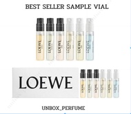 LOEWE Perfumes Sample Box Explore Vial น้ำหอมขนาดทดลอง รวมกลิ่นขายดี ขนาด 1 - 10 ml.