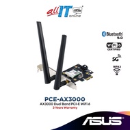 Asus PCE-AX3000 Dual Band BT5.0 PCI-E WiFi 6 (802.11ax) AX3000