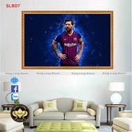 3d Wall Stickers Lionel Messi Football Player -SLBD7- Printed On Request - 3d Painting For Fans