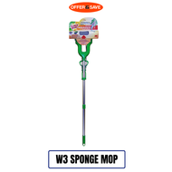 3M Scotch Brite Quick Dry PVA Butterfly Sponge Mop W3 [Singapore Set]