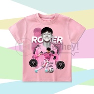 Roger JR Inter Miami Roger LLaurado Viral Short Sleeve Kids T-Shirt Top