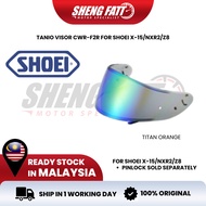 SHOEI TANIO CWR-F2R VISOR FOR SHOEI X15/NXR2/Z8 VISOR ORIGINAL SHOEI  100% ORIGINAL SIRIM APPROVE VI