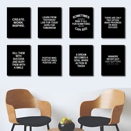 Motivational Quotes Wall Decoration - Wall Decor Motivational Home Room Wall Poster Quotes Inspirati