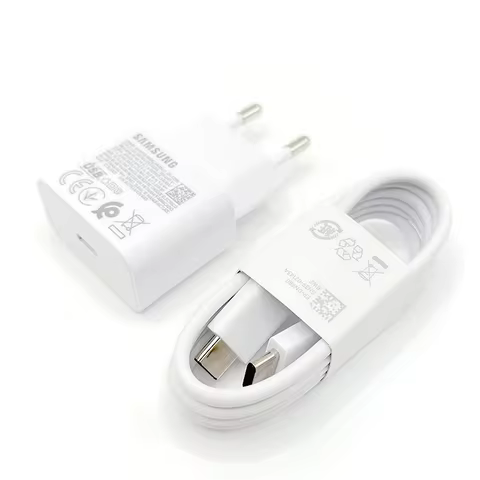 SAMSUNG 25W EU Type C Super Fast Charger EP-T2510 PD Adapter For Galaxy S26 S25 S24 S23 Z Flip8 M14 