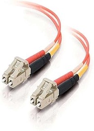 C2G 14509 OM2 Fiber Optic Cable - LC-LC 50/125 Duplex Multimode PVC Fiber Cable, TAA Compliant, Oran
