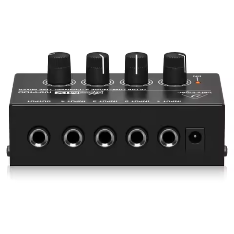 BEHRINGER MX400 Ultra Low-Noise 4 Channel Line Mixer Professional MICROMIX for Outstanding Audio Per