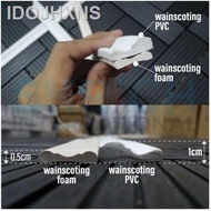 [readystock]❈☂Ready Stock PREMIUM Wainscoting Foam and PVC Interior Wall Corak Dinding 5 meter x 3cm Wall Decoration Hia