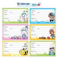 Combo 5/10/20 nhãn vở Điểm 10 TP-NBL01 4 xấp (3 cái/xấp)