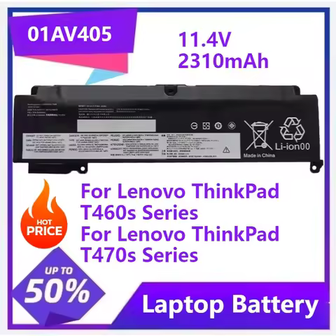 01AV405 00HW022 Laptop battery For Lenovo ThinkPad T460s T470s Series 00HW038 00HW025 01AV406 00HW02
