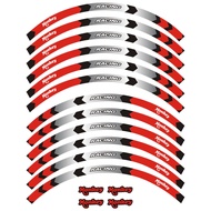 สติกเกอร์ลายแถบยางอุปกรณ์เสริมมอเตอร์ไซค์สำหรับ HONDA MONKEY 125 Z125ขอบล้อ MONKEY125