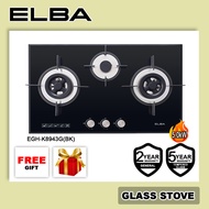 (AUTHORISED DEALER) ELBA 3 Burners 5.0kW + 1.8kW Built In Glass Hob / Gas Stoves / Glass Stove / Bui