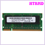 HTKMD 4GB แรมโน้ตบุค DDR2 800Mhz PC2 6400 SODIMM 2RX8 200พินสำหรับหน่วยความจำเอเอ็มดีคอมพิวเตอร์พกพา Intel พร้อม GM45 GL40 GS45 PM45 PM65 HSEHW