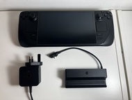 Steam deck oled 1tb with doc, charger and cast