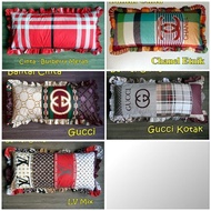 Sarung Bantal Cinta Motif Dewasa Gucci Lv Mix Chanel Etnik 105x57