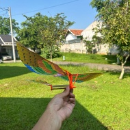 Mainan Burung Rakit Terbang 1 Pcs - Mainan Anak Burung Tenaga Karet