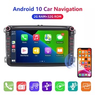 PEERCE 2Din Android 10 Car Radio GPS Stereo Receiver Multimedia Player For Volkswagen/VW/Skoda/Passat B6/Seat/Octavia/P