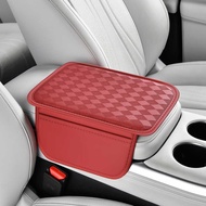 2025 Diamond Thin Flat Armrest Box Pad Central Armrest Booster Pad Elbow Pad Armrest Box Protective 