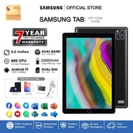 New 2024 Android Tablet Samsung Galaxy Smart Tab 512GB + 16GB RAM With Dual Sim Learning Tablet for Online Classroom HD Tablet Android