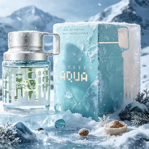 Armaf Odyssey Aqua Edition EDP Spray, Premium Luxury Cold Aqua Scent, High Sillage Modern Gentlemen 