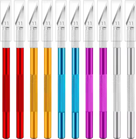 Blades New 10 Hobby Razor Knife Set Exacto Xacto For Cutting Creation Of Crafting