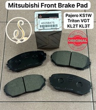 （100% ORIGINAL) Mitsubishi Triton VGT KL2T KL3T PAJERO KS1W Front Brake Pad DEPAN BRAKE PAD 4605B541