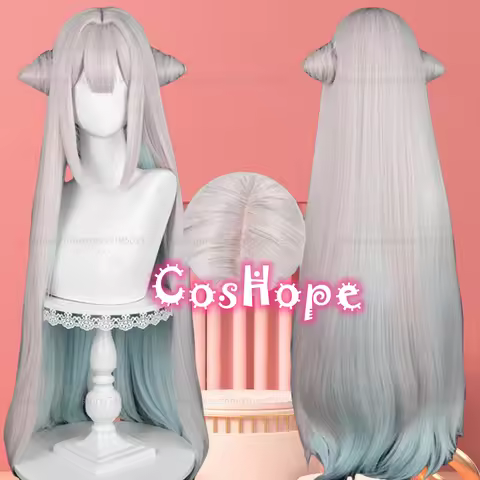 Mimori Byakuya Cosplay Wig 96cm Long Pink Blue Mixed Wig Cosplay Anime Heat Resistant Synthetic Wig 