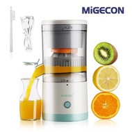 Migecon Electric Citrus Juicer Wireless Portable Squeezer &amp; Presser Rechargeable Juicer Machine USB Cable &amp; Cleaning Brush Included Juicer Extractor Lime Juicerเหมาะสำหรับส้มส้มส้มส้มแอปเปิ้ลส้มโอและลูกแพร์