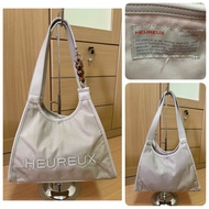 HEUREUX Nylon Bag Size 12.5 x 9.5 *There Are Scratches As Shown In The Picture.