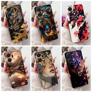 For Honor X7a RKY-LX2 / Honor X7 CMA-LX2 New Cool Dragon Painting Casing HonorX7a X7 Soft Silicone T