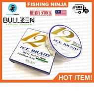 Bullzen Ice Braid x12 Fishing Line Bullzen Braided Line Tali 12 Sulam Bullzen Fishing Accessories Ta