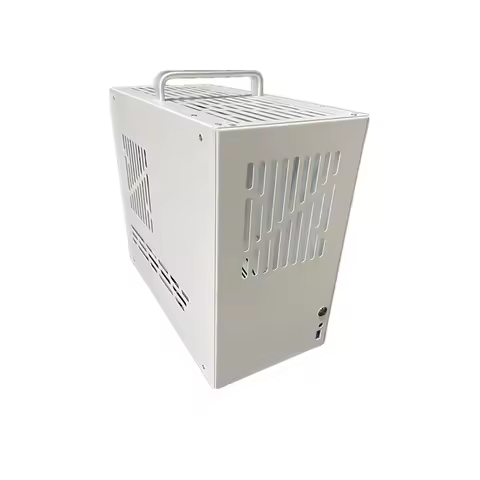 D1F Metal Mini ITX Small Case, MATX Case SFX Power Supply Game Computer Desktop Case K77C26T70