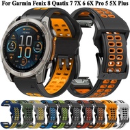 Quickfit Strap For Garmin Fenix 8 26mm 22mm E Quatix 7 7X 6 6X 5 5X instinct 3 2 E 45mm 50mm Descent