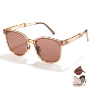 Cyxus Lightweight Transparency Vintage Foldable Polarized and UV400 Protection Sunglasses Unisex bro